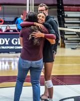 THS Girls Volleyball Senior Night 9-29-25