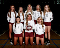 THS Varsity Volleyball 2017-18 Team and Individual Photos