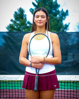 THS Girls Tennis Team and Individual Photos 2022