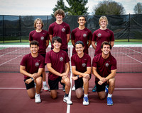 THS Boys Tennis Team and Individual Photos 2022